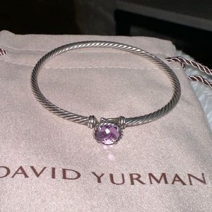 David Yurman Petite Chatelaine® Bracelet in Sterling Silver with Amethyst 3MM